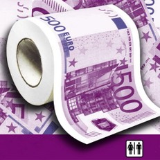 Papel Higiénico Billetes 500 Euros