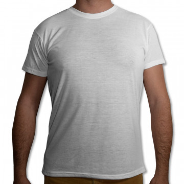 Camiseta de 165gr con tacto algodón con trasnporte