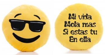 Cojin emotico Cool Personalizado
