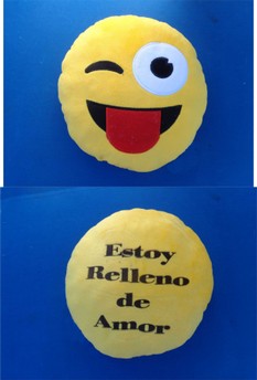 Cojin emotico Guiño Personalizado