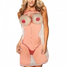 Delantal Sexy Mujer Pechos