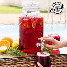 Dispensador de Bebidas Ice Cold Drink Vintage Coconut