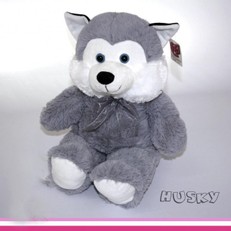 Peluche Hasky 50cm personalizado con foto 