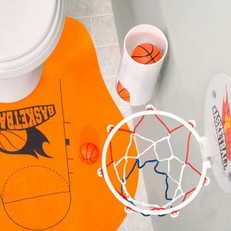 JUEGO DE BALONCESTO PARA WC GADGET AND GIFTS (7 PIEZAS)