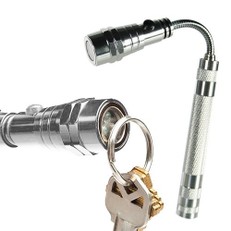 Linterna Led MAGNETICA Acero Extensible
