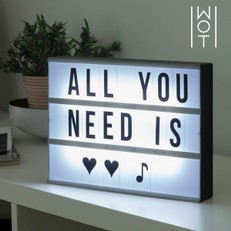 PANEL LED RETROILUMINADO WAGON TREND (30 X 22 CM)