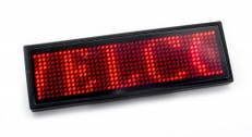 PLACA ANUNCIO TEXTO LED ROJO