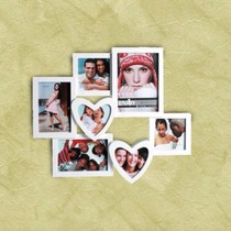 Portafotos Romántico con Corazones (7 fotos)