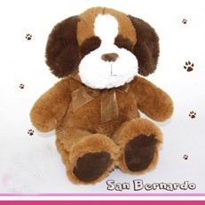 Peluche San Bernardo 50cm personalizado con foto 
