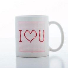 Taza Mágica Blanca I Love You