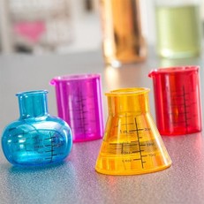 VASOS DE CHUPITO CHEMISTRY TH3 PARTY (PACK DE 4)